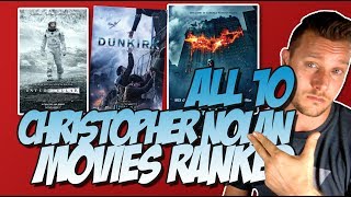 All 10 Christopher Nolan Movies Ranked From Worst to Best (w/ Dunkirk movie review)