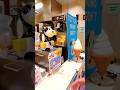 Japanese talking cow robot serving ice cream #japan #shorts #short #technology #world #love