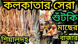 শুটকি মাছের বাজার ll dry fish market ll cheapest dry fish market ll fish market in Kolkata