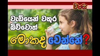 වැඩිපුර වතුර බිව්වොත් මොකද වෙන්නේ