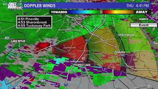Tornado warning issued for southern Mecklenburg, northern York and northern Union
