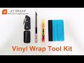 How to wrapping printing vinyl on glass/wall/acrylic, Vinyl paper cutter tool kit