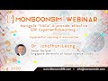 Experiential Learning & MonsoonSIM Webinar by Dr. Jonathan Leong