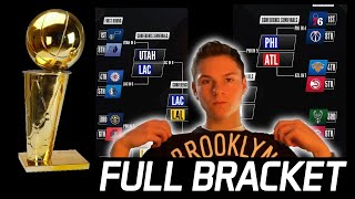 Full NBA Playoffs Predictions 2021!