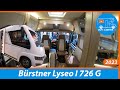 NEW LUXURY INTEGRATED from Germany | Burstner Lyseo I 726 G | Fiat Ducao | 2023 | Motorhome Tour