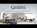 KINGREAL Full Automatic Metal Ceiling tile Production Line, Half Auto Metal Ceiling Press Machine