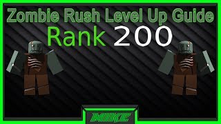 Roblox Zombie Rush Leveling Up Videos 9tube Tv - roblox zombie rush how to level up faster guide how to level up quicker in