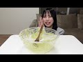 【大食い】抹茶×桜の季節感じる和風ボウルパフェを爆食い！【モッパン】