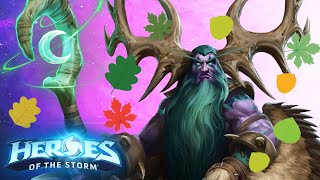 Full Regrowth Healing Malfurion | Malfurion Heroes of the Storm Gameplay