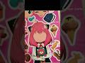 Anya SpyxFamily Stickers #anya #anyaforger #spyxfamily #anime #sticker #kawaii #cute #asmr #healing