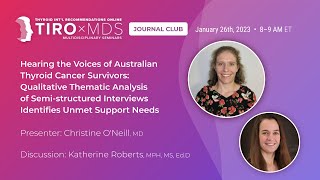Unmet Needs in Thyroid Cancer: Voices from Australia with Dr. O'Neill