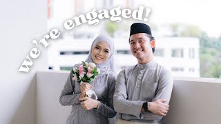 Our Engagement Day | E-day Vlog | Majlis Pertunangan Adam \u0026 Munirah