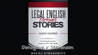 Legal English Through Stories Donoghue v Stevenson