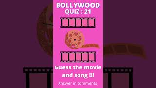 BOLLYWOOD SONGS QUIZ NO:21 #shorts #hindi songs #90s songs