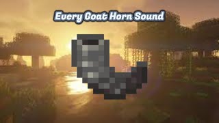 Minecraft EVERY Goat Horn Sound