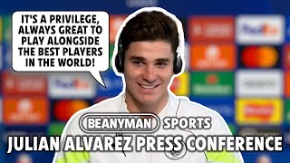 'A PRIVILEGE to compete alongside Haaland, best in the world!' | Man City v Sevilla | Julian Alvarez