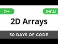 Day 11:  2D Arrays - 30 Days of Code HackerRank Solutions