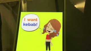 Mia crying she said I want kebab!