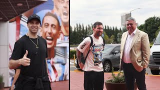 Messi back in Argentina after PSG fans booing and Aguero reaction