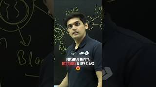 Prashant bhaiya Got Angry in live class 😡||Prashant kirad||#class10 #shorts #viral #trending