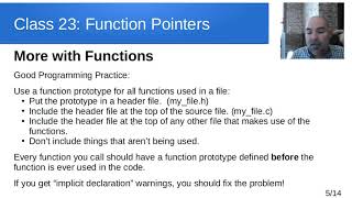 ETEC2110 - Class 23 - Function Pointers