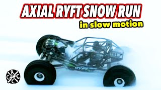 Axial Ryft Snow Bash In Slo Mo