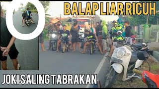 BALAP LIAR RICUH !! JOKI MOTOR PUN SALING T4BRAKAN