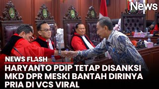 Sidang Video Asusuila, MKD Putuskan Anggota DPR Fraksi PDIP Haryanto Langgar Kode Etik