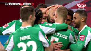 Resumen: Bayer Leverkusen 1 Werder Bremen 1 - Jornada15 Bundesliga