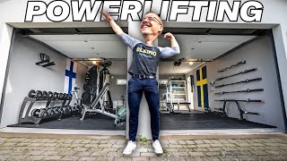 Oscar’s Sweden Powerlifting Home Gym That Builds MASS Muscle!