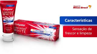 Creme Dental Colgate Luminous White Instante White 70g | Drogaria Minas Brasil