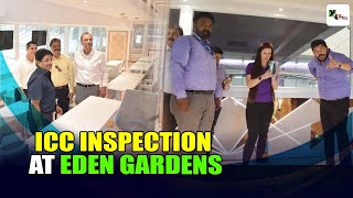 What did ICC delegates inspect at Eden Gardens for forthcoming World Cup 2023 matches? I