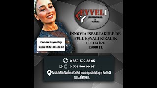 İNNOVİA ISPARTAKULE EŞYALI KİRALIK 1+1