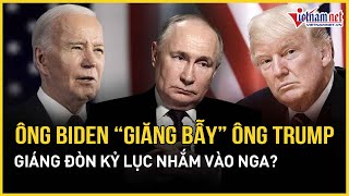 Tổng thống Biden đặt bẫy trừng phạt Nga với ông Trump? | Báo VietNamNet