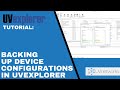 Backing up router/switch/firewall configuration scripts with UVexplorer #configbackup