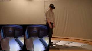 Using the Omnideck 6 Omnidirectional Treadmill to explore a depth-scanned property