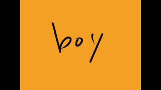 boy (Lyric Video) 川口直久