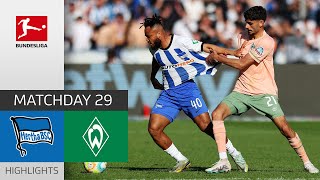 Hertha BSC - SV Werder Bremen 2-4 | Highlights | Matchday 29 – Bundesliga 2022/23