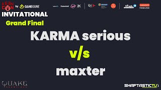 KeenCon by GameGune - Invitational - Grand Final - KARMA serious v/s maxter