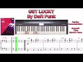 trinity rock u0026 pop keyboards initial get lucky demo u0026 exam backing play u0026 music notes