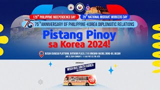 LIVE: Pistang Pinoy sa Korea 2024
