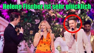 Helene Fischer weinte auf der Bühne, als Thomas Seitel und Florian Silbereisen erscheinen