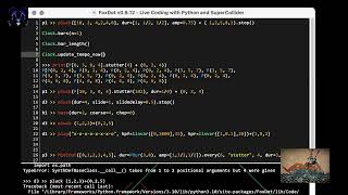 FoxDot Live coding with python and supercollider