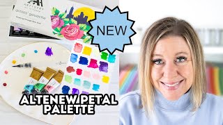 New Altenew Watercolor Petal Palette (for beginners and advanced watercolorists)