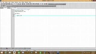 Dev-Cpp Tutorial of Hello World program