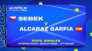 Les Petits As 2025 | Boys International Qualifications R2 | Filip SEBEK vs. Jaime ALCARAZ GARFIA