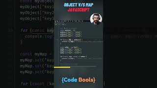 Difference between object and map in javascript #javascript #object #map #shorts