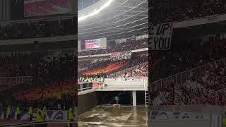 Banner Dukungan Suporter Timnas Indonesia Dalam Pertandingan Indonesia vs Arab Saudi