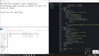 Basic Python Login System Speed Coding