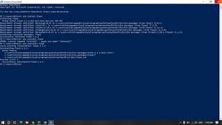 Module, pip, comment